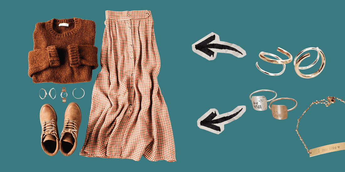 Dark Outfit Jewelry: How to Style Gold and Silver With Black, Charcoal, and Deep Fall Colors