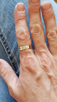 Name Stacker Rings - Sterling Silver