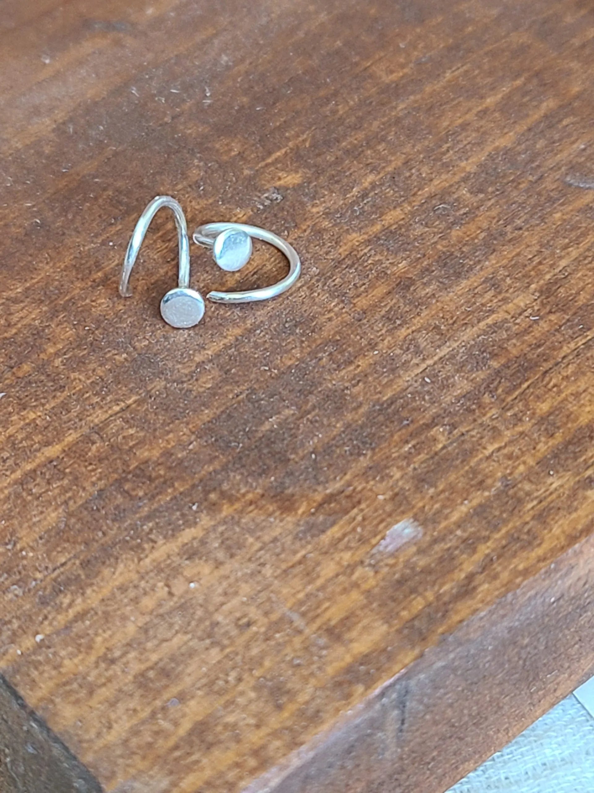 Twist Studs - Sterling Silver