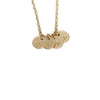 Tiny Initial Necklace - Gold Filled