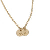 Tiny Initial Necklace - Gold Filled