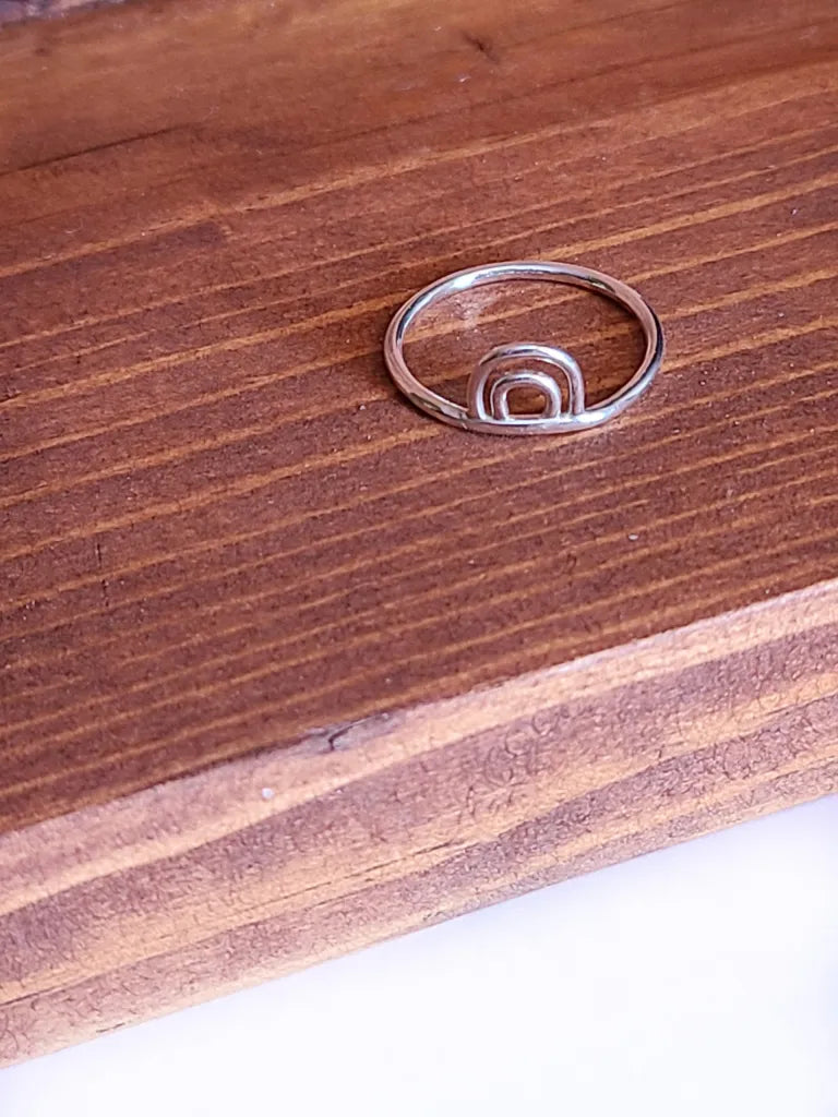 Noah Rainbow Ring - Sterling Silver