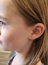 Heart Earrings - Sterling Silver