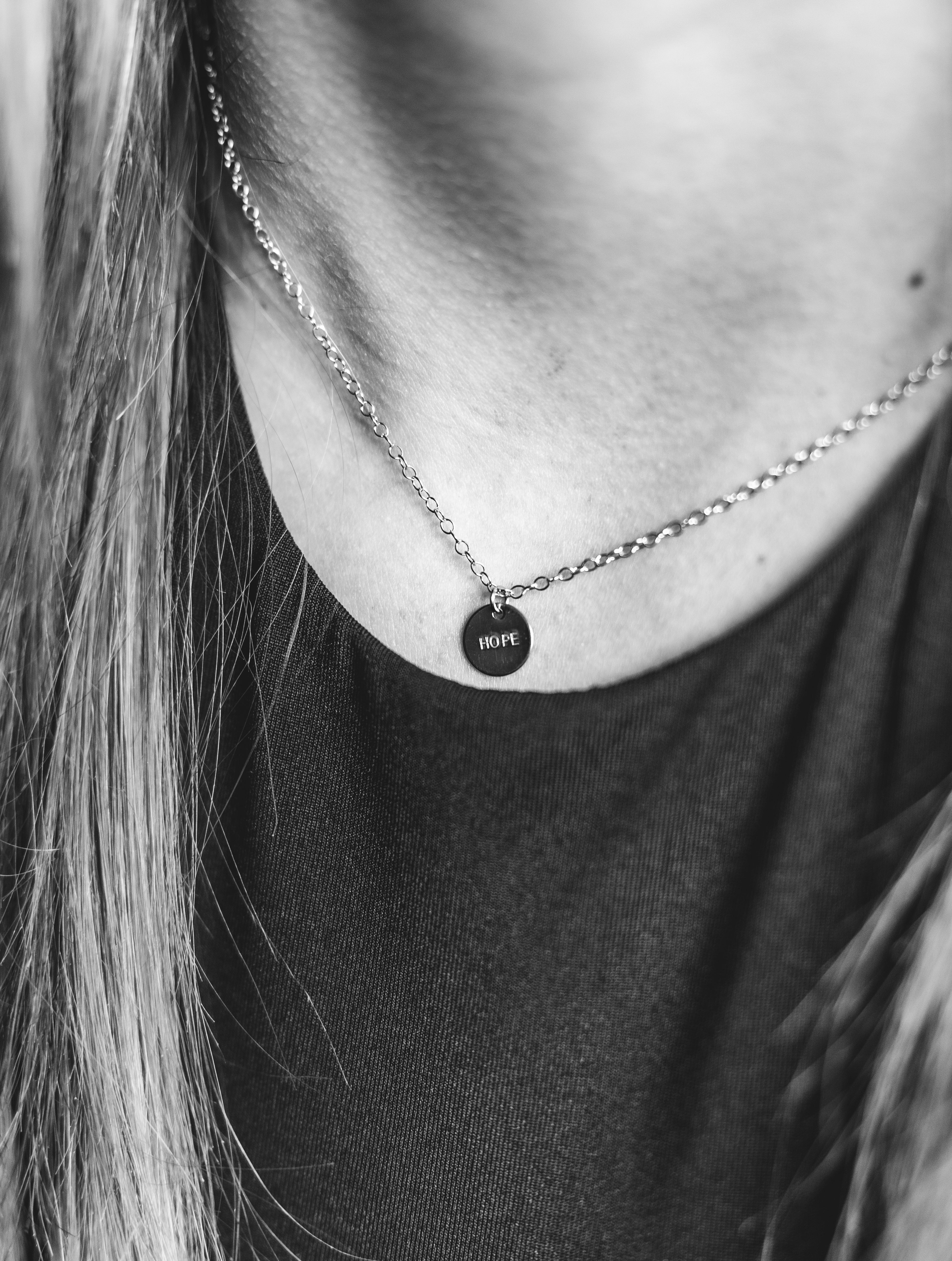 Single 3/8″ Disc - Sterling Silver