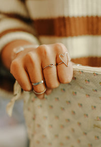 Heart Ring - Sterling Silver