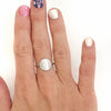 Personalized Circle Ring - Sterling Silver