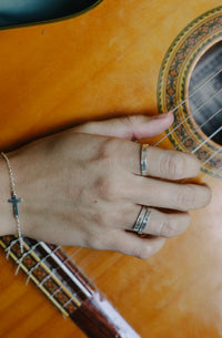 Cross Bracelet - Sterling Silver