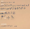 Collection of various small, medium, and large stamp designs on a beige background.