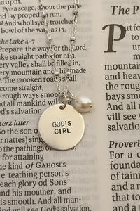 God’s Girl Necklace - Sterling Silver