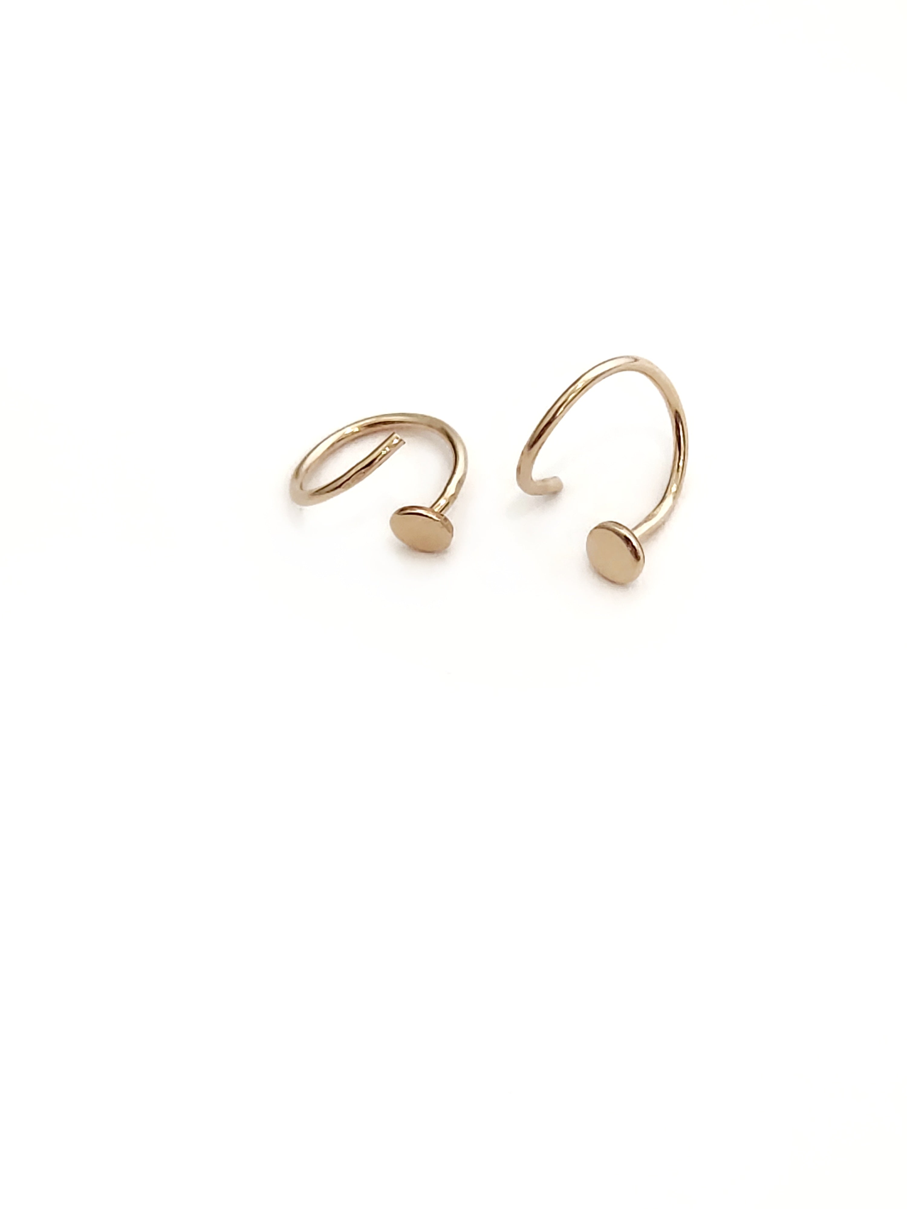 Twist Studs - Gold Filled