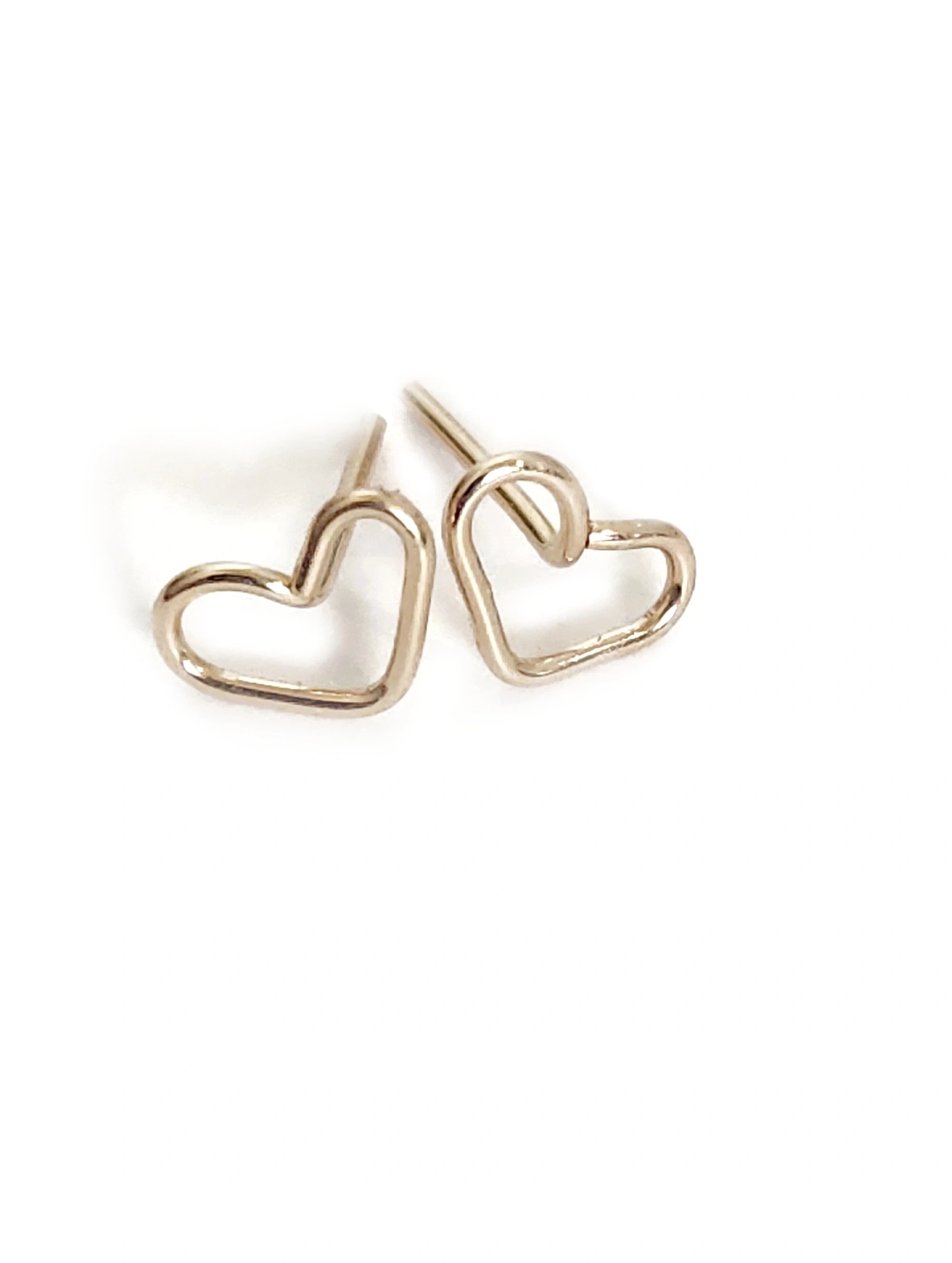 Heart Earrings - Gold Filled