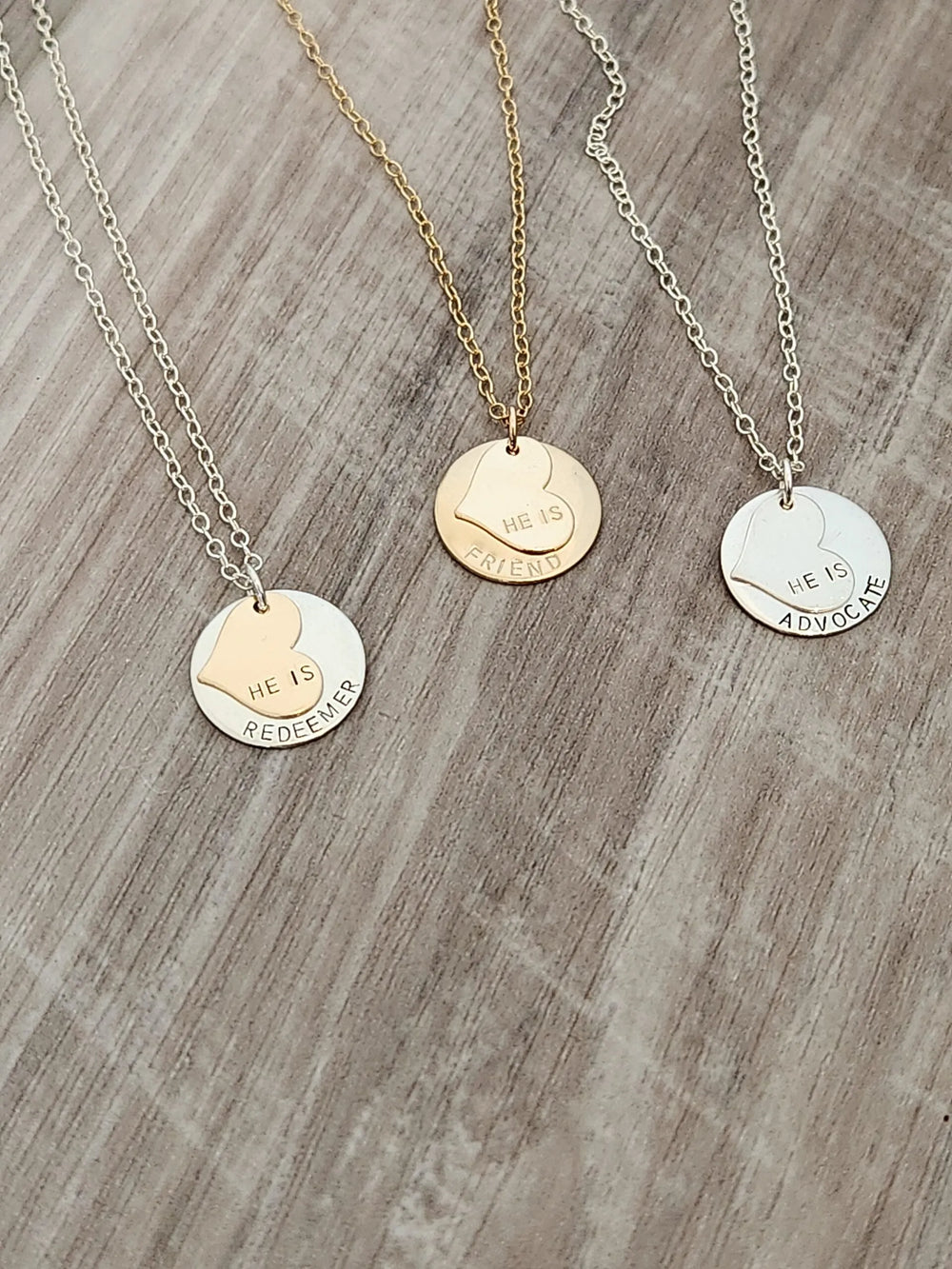 He Is Necklace - Gold Filled