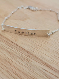I am His Bracelet - Gold Filled