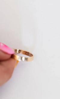 He Is Ring - Gold Filled