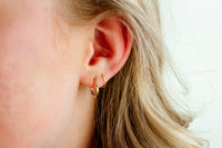 Large Loop Twists - Gold Filled