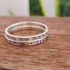 Name Stacker Rings - Gold Filled