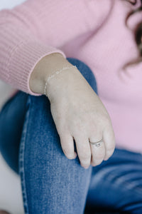 Heart Chain Bracelet - sterling-silver