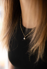 Pearl Necklace - Sterling Silver