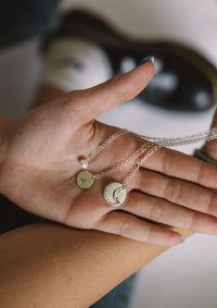 Moon Phase Necklace - Sterling Silver