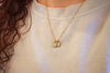 Tiny Initial Necklace - Gold Filled