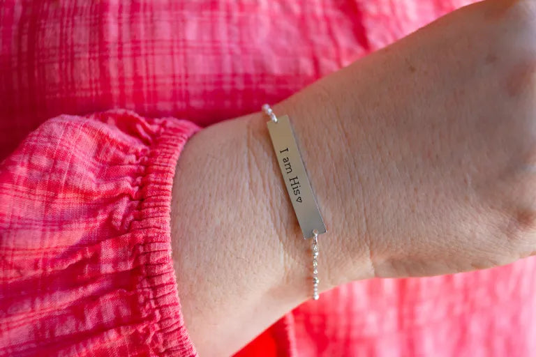 I am His Bracelet - Sterling Silver