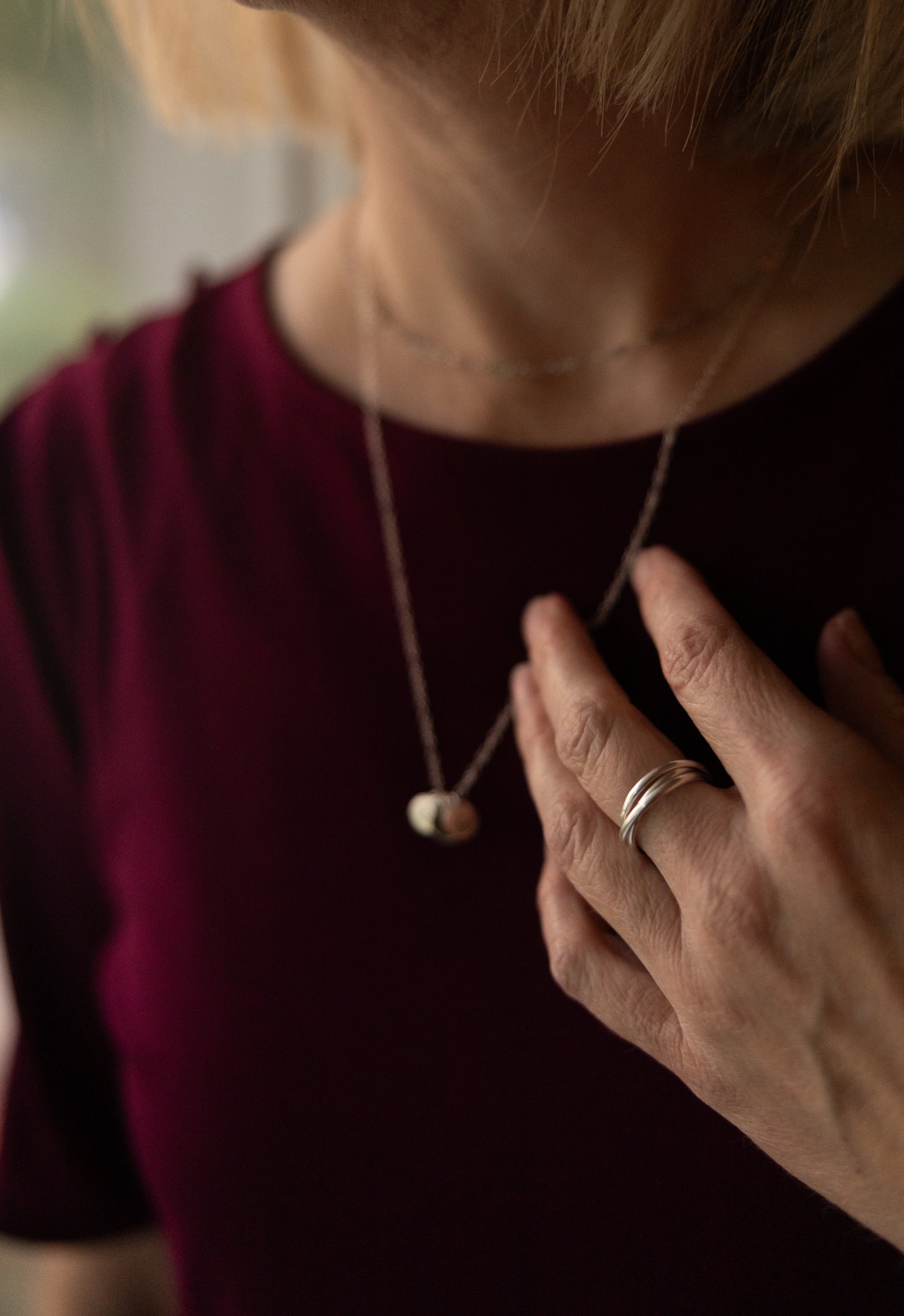 Rolling Ring - Sterling Silver