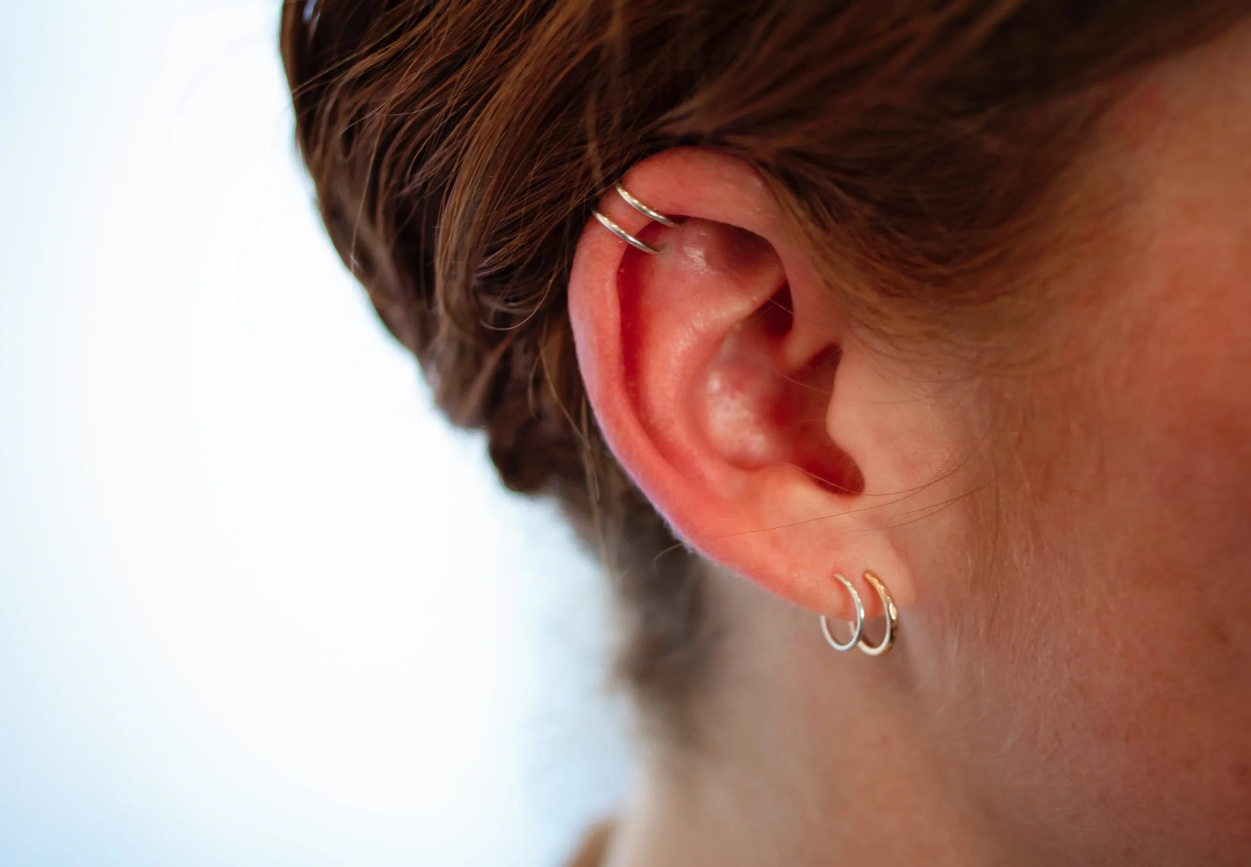 Double Ear Cuff - Sterling Silver