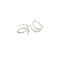 Twist Loops - Sterling Silver