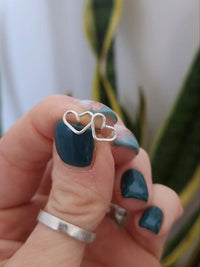 Heart Earrings - Sterling Silver
