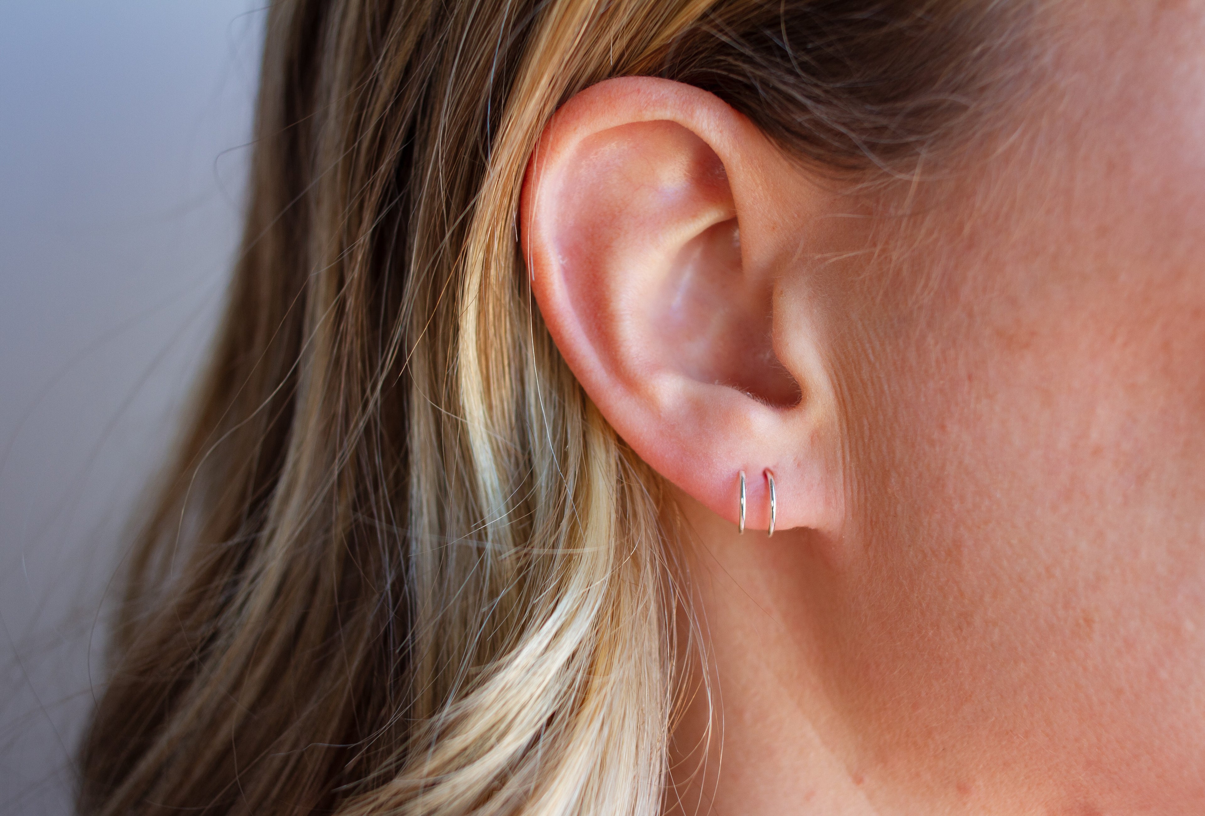 Twist Loops - Sterling Silver