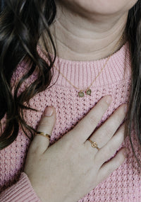 Twin knots ring