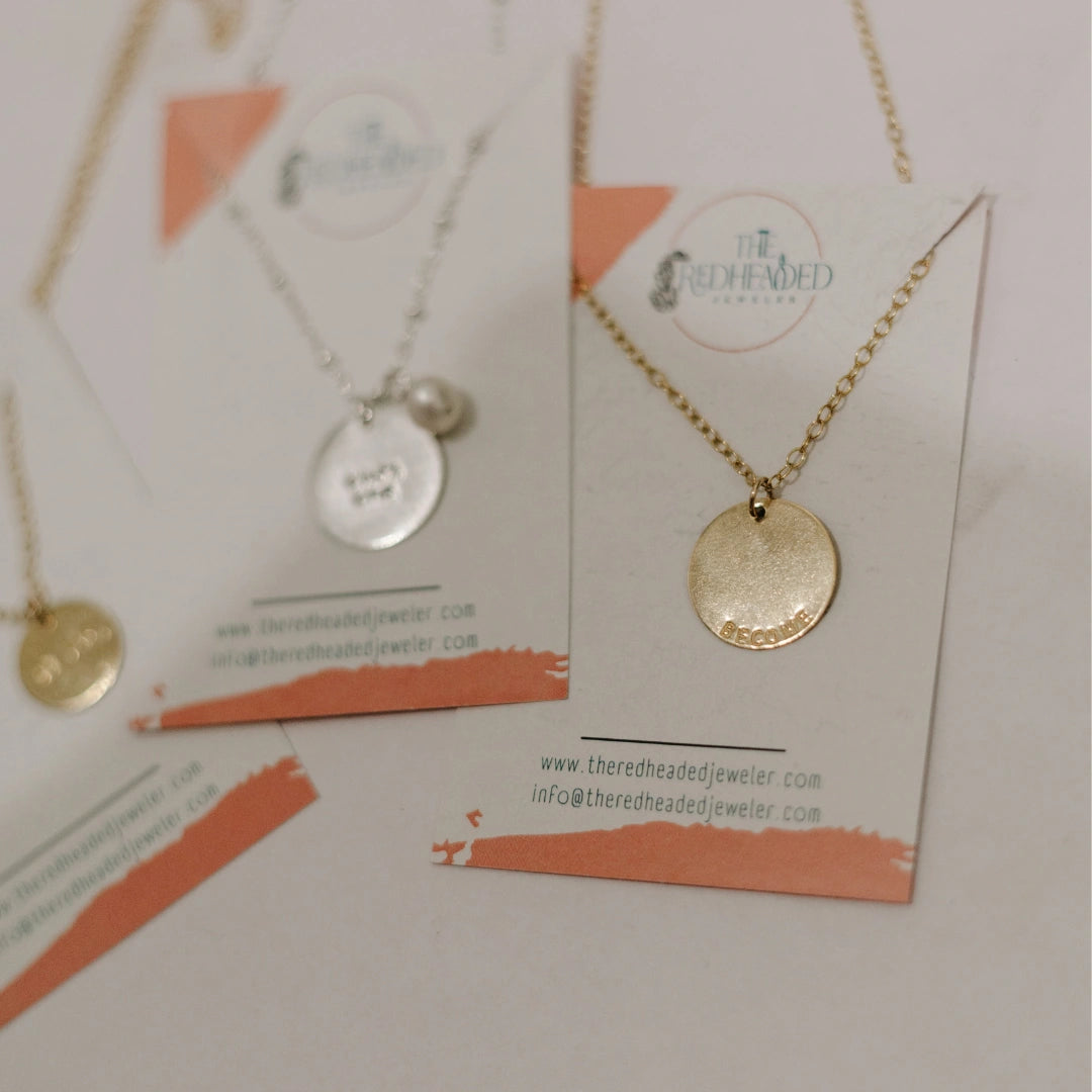 Single 1/2″ Disc - Gold Filled